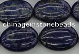 CNL1122 15.5 inches 18*25mm oval lapis lazuli gemstone beads