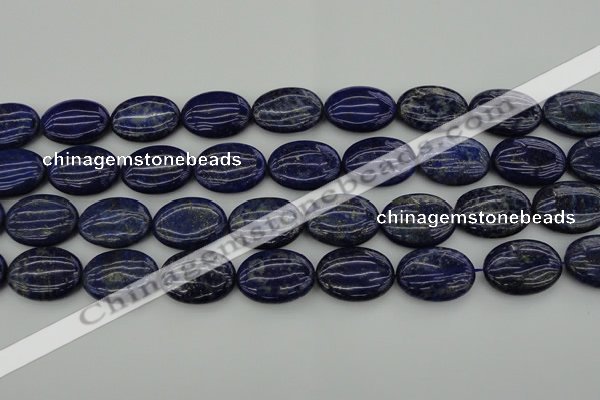 CNL1122 15.5 inches 18*25mm oval lapis lazuli gemstone beads