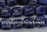 CNL1126 15.5 inches 10*10mm square lapis lazuli gemstone beads