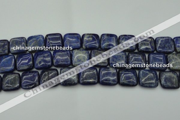 CNL1130 15.5 inches 18*18mm square lapis lazuli gemstone beads