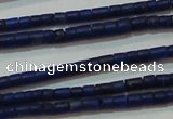 CNL1202 15.5 inches 0.8*1mm tube natural lapis lazuli beads