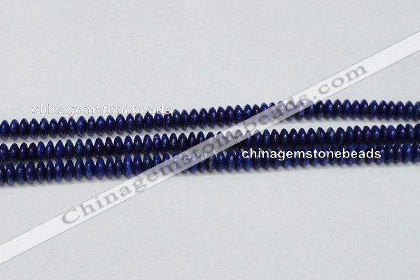 CNL1261 15.5 inches 4*8mm rondelle natural lapis lazuli beads