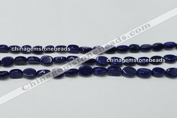 CNL1277 15.5 inches 9*13mm oval natural lapis lazuli beads