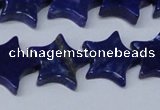 CNL1286 15.5 inches 18mm star natural lapis lazuli beads