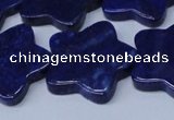 CNL1287 15.5 inches 28mm star natural lapis lazuli beads