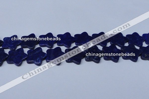 CNL1287 15.5 inches 28mm star natural lapis lazuli beads