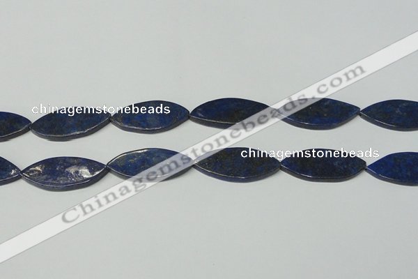 CNL1295 15.5 inches 17*44mm marquise natural lapis lazuli beads