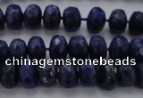 CNL1402 15.5 inches 4*6mm faceted rondelle lapis lazuli beads