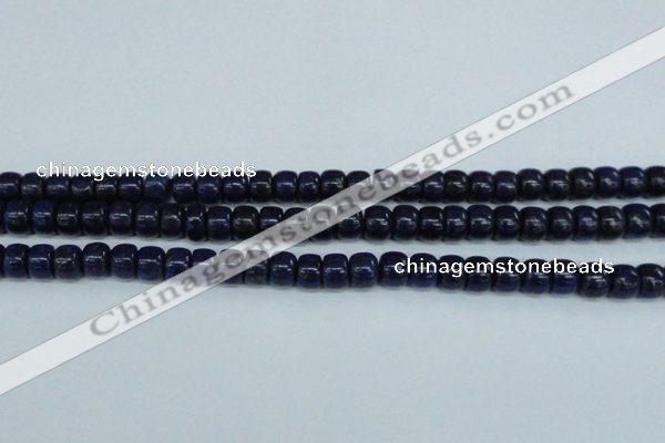 CNL1505 15.5 inches 6*9mm drum lapis lazuli beads wholesale