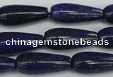 CNL1513 15.5 inches 10*30mm teardrop lapis lazuli beads wholesale