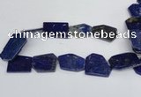 CNL1515 15.5 inches 30*35mm - 35*45mm freeform lapis lazuli beads