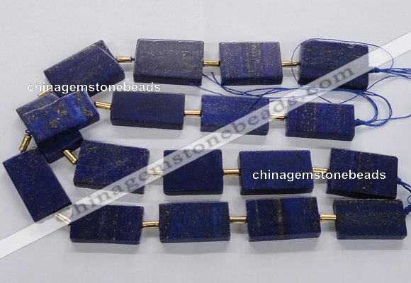 CNL1520 15.5 inches 20*30mm - 25*35mm rectangle lapis lazuli beads