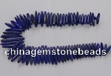 CNL1662 15.5 inches 5*25mm - 7*40mm sticks lapis lazuli beads