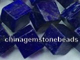 CNL1672 15.5 inches 11*11mm cube lapis lazuli gemstone beads