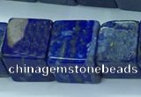 CNL1676 15.5 inches 11*11mm cube lapis lazuli gemstone beads