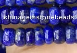 CNL1692 15.5 inches 2.5*5mm - 4*6mm rondelle lapis lazuli beads