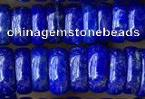 CNL1694 15.5 inches 3*8mm - 4*8mm rondelle lapis lazuli beads