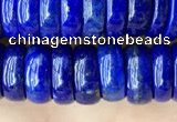 CNL1695 15.5 inches 3*9mm - 4*9mm rondelle lapis lazuli beads