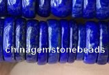 CNL1696 15.5 inches 3*10mm - 4*10mm rondelle lapis lazuli beads