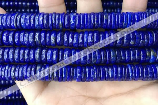 CNL1696 15.5 inches 3*10mm - 4*10mm rondelle lapis lazuli beads