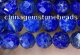 CNL1715 15.5 inches 5mm faceted round lapis lazuli beads