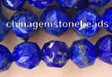 CNL1718 15.5 inches 6mm faceted nuggets lapis lazuli beads