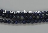 CNL202 15.5 inches 4mm round natural lapis lazuli beads wholesale