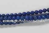 CNL203 15.5 inches 4mm round natural lapis lazuli beads wholesale