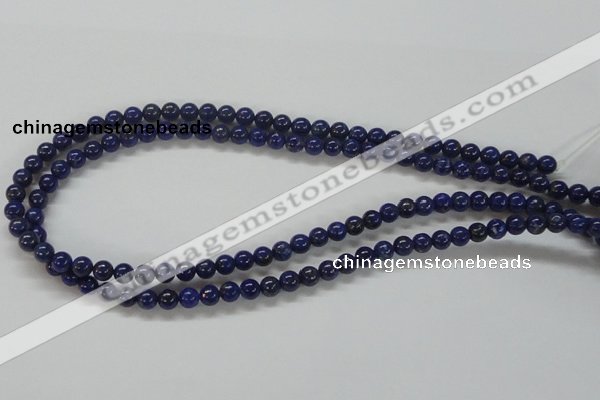 CNL205 15.5 inches 6mm round natural lapis lazuli beads wholesale