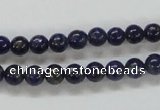 CNL206 15.5 inches 6mm round natural lapis lazuli beads wholesale