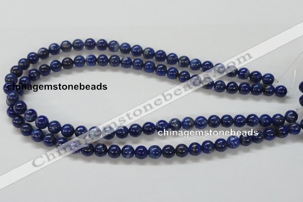 CNL210 15.5 inches 8mm round natural lapis lazuli beads wholesale