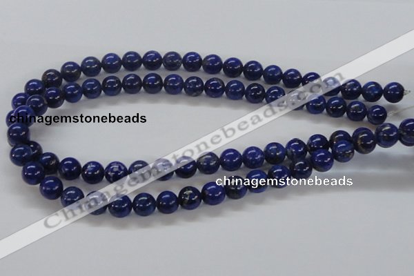 CNL216 15.5 inches 10mm round A+ grade natural lapis lazuli beads