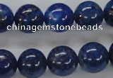 CNL228 15.5 inches 14mm round natural lapis lazuli beads wholesale