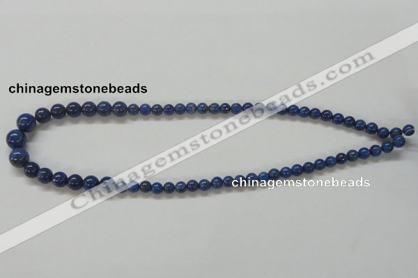 CNL233 15.5 inches multi-size round natural lapis lazuli beads wholesale