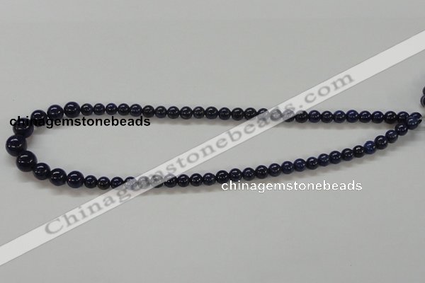 CNL234 15.5 inches multi-size round natural lapis lazuli beads wholesale