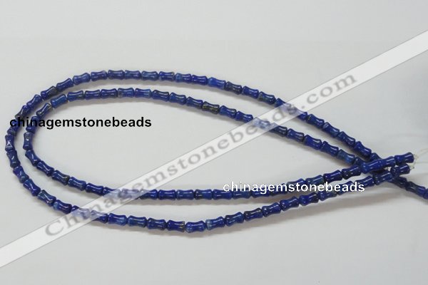 CNL237 15.5 inches 5*7mm bamboo shape natural lapis lazuli beads wholesale