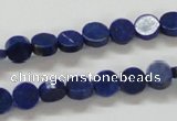 CNL240 15.5 inches 8mm coin natural lapis lazuli beads wholesale