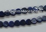 CNL241 15.5 inches 6*6mm heart natural lapis lazuli beads wholesale