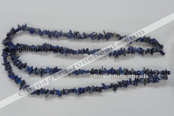 CNL244 15.5 inches 3*10mm chip natural lapis lazuli beads wholesale