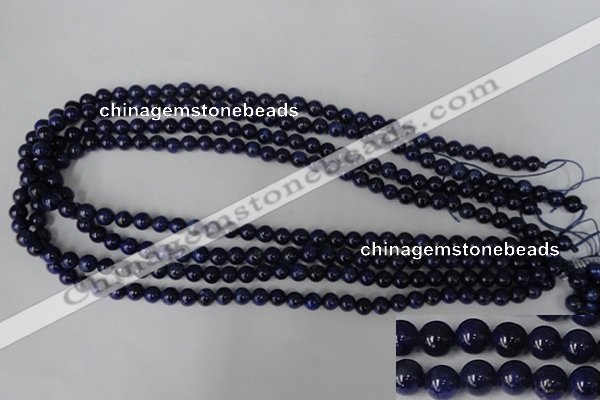 CNL402 15.5 inches 6mm round natural lapis lazuli gemstone beads