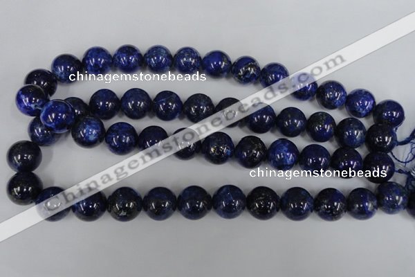 CNL408 15.5 inches 16mm round natural lapis lazuli gemstone beads