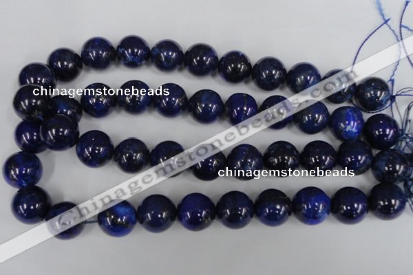 CNL409 15.5 inches 18mm round natural lapis lazuli gemstone beads