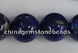 CNL410 15.5 inches 20mm round natural lapis lazuli gemstone beads