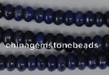 CNL422 15.5 inches 5*8mm rondelle natural lapis lazuli gemstone beads