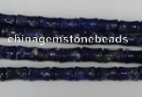 CNL432 15.5 inches 5*7mm bone natural lapis lazuli gemstone beads