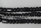 CNL434 15.5 inches 4*6mm rondelle & 6*9mm tube natural lapis lazuli beads