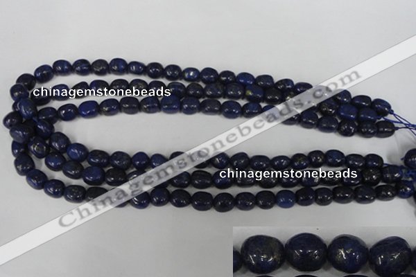 CNL438 15.5 inches 8*10mm nuggets natural lapis lazuli gemstone beads