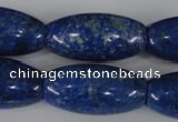 CNL446 15.5 inches 15*30mm rice natural lapis lazuli gemstone beads