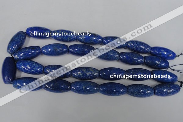 CNL446 15.5 inches 15*30mm rice natural lapis lazuli gemstone beads