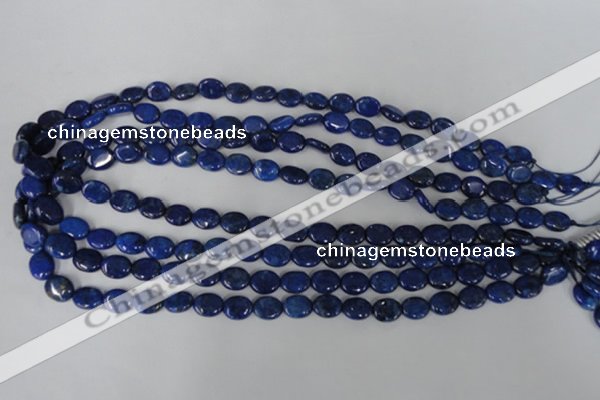 CNL478 15.5 inches 8*10mm oval natural lapis lazuli gemstone beads